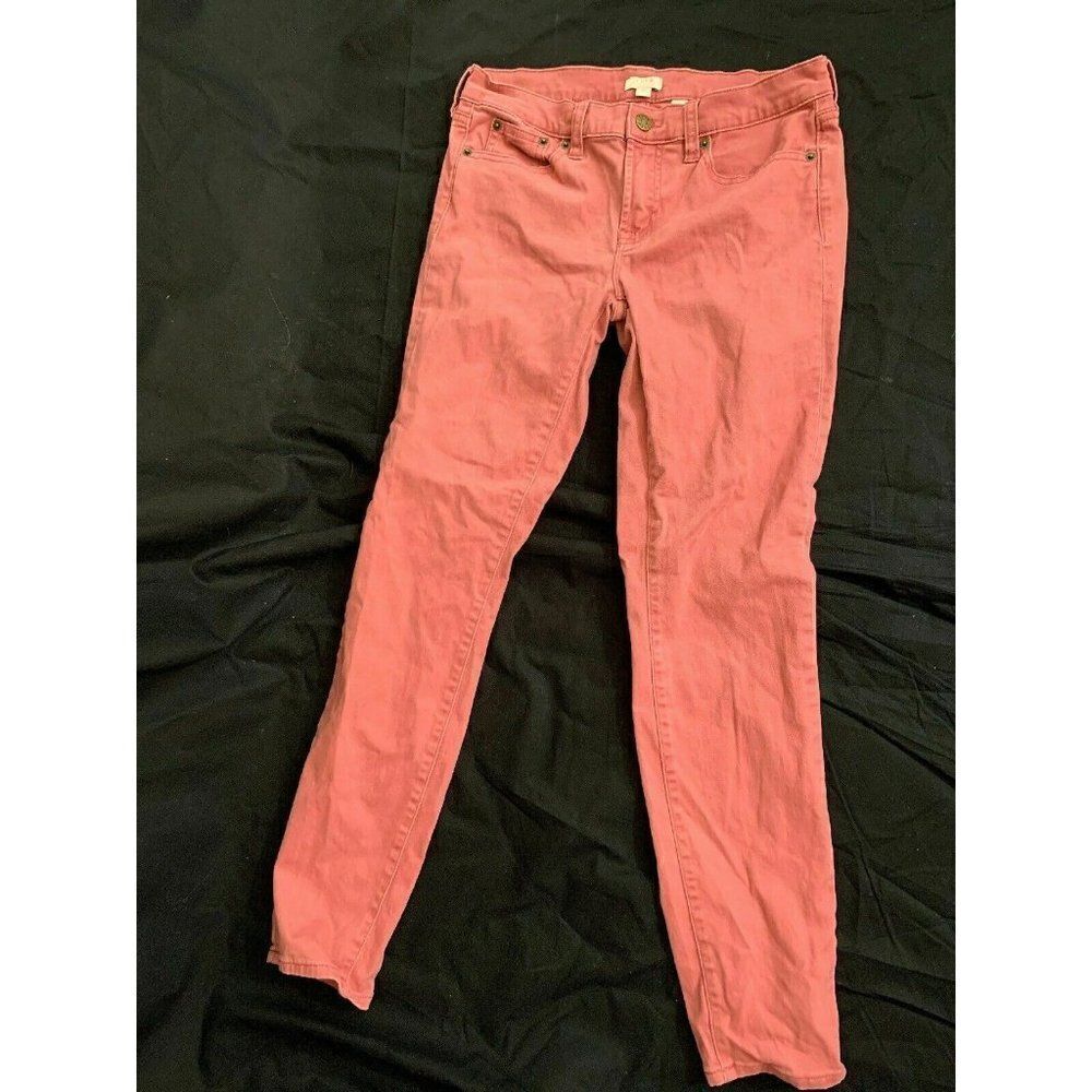 J Crew Mid Rise Skinny Stretch Pants jeans